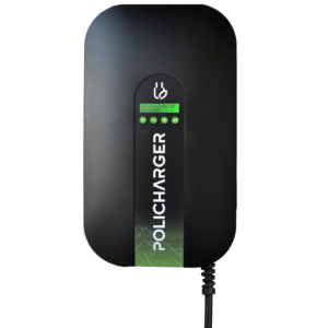 Compra el Policharger NW-T2, cargador para coche eléctrico monofásico de 7,4 kW con regulación dinámica, protecciones opcionales y 10 años de garantía. Fabricado en Navarra. Envío a toda España.