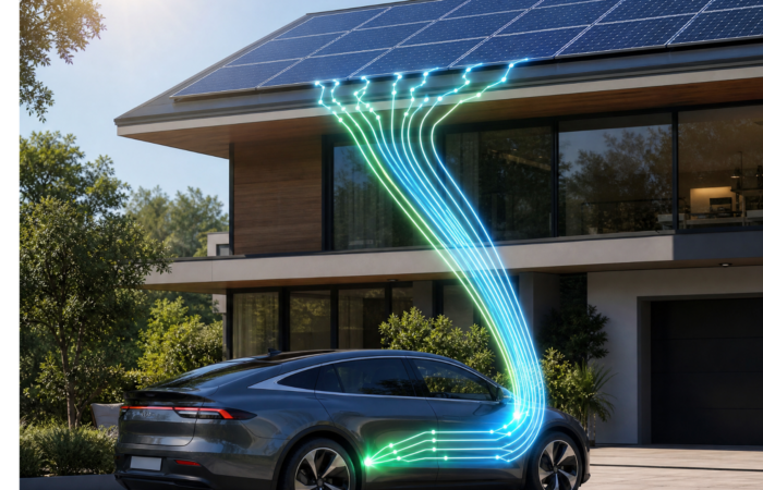 Energía solar para cargar coche eléctrico